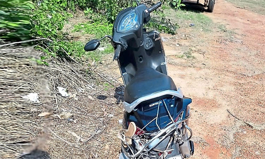Scooter-Lorry accident 